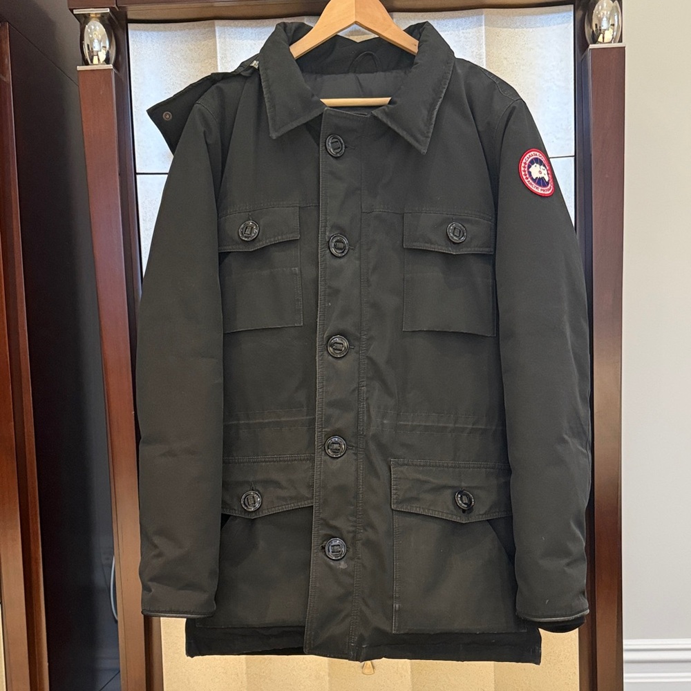 Canada Goose Black Military Field Jacket